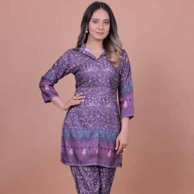 Purple Salwar Suite