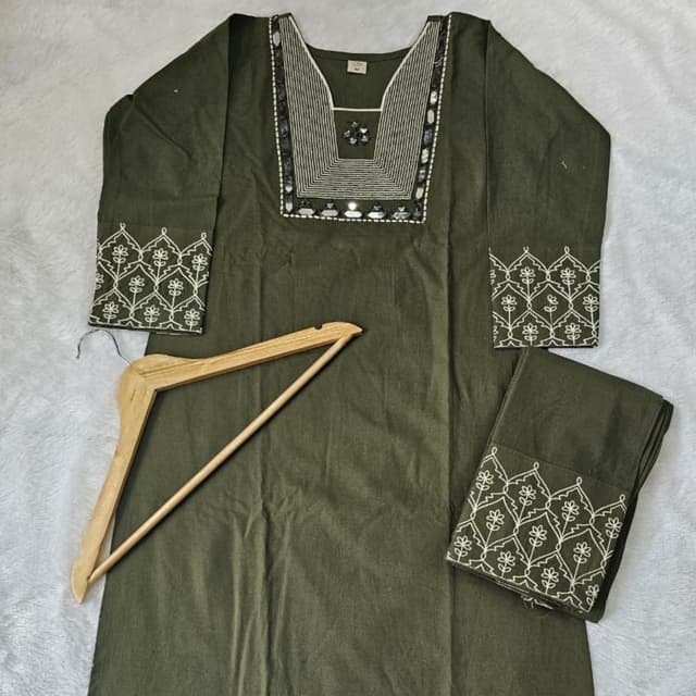 Green Salwar Suite