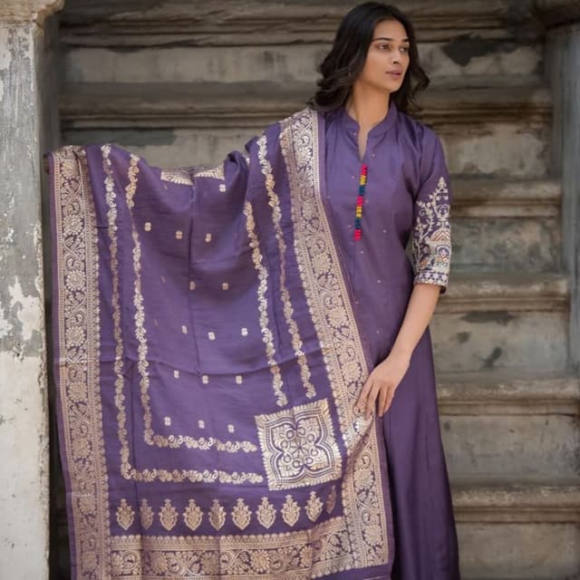 Purple Salwar Suite