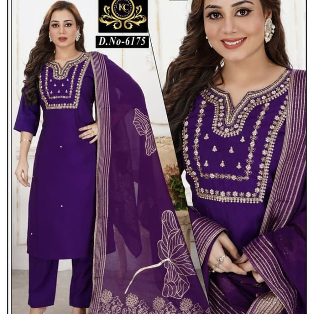 Purple Salwar Suite
