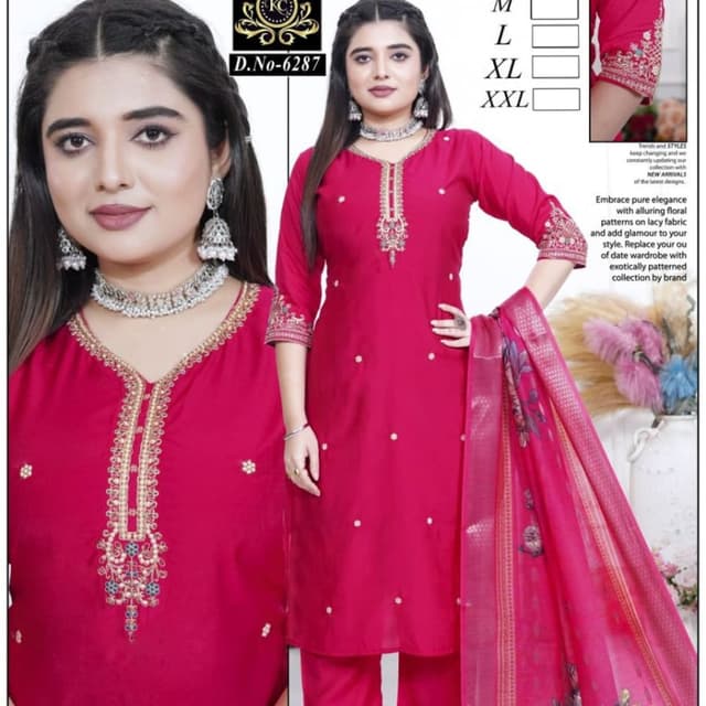 Red Salwar Suite