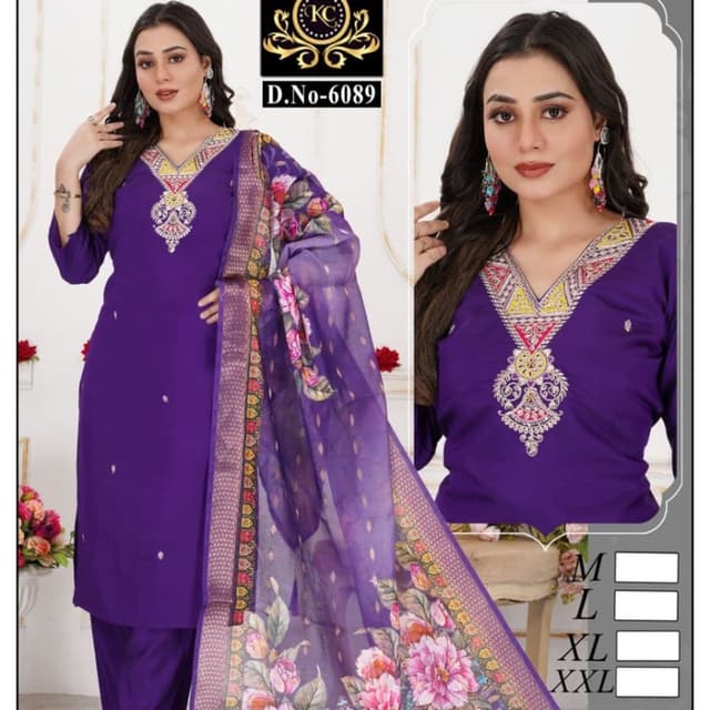 Purple Salwar Suite