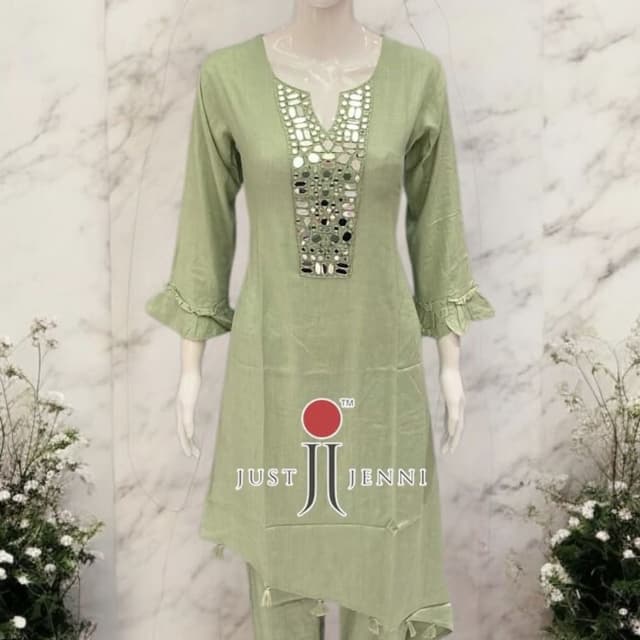 Green Salwar Suite