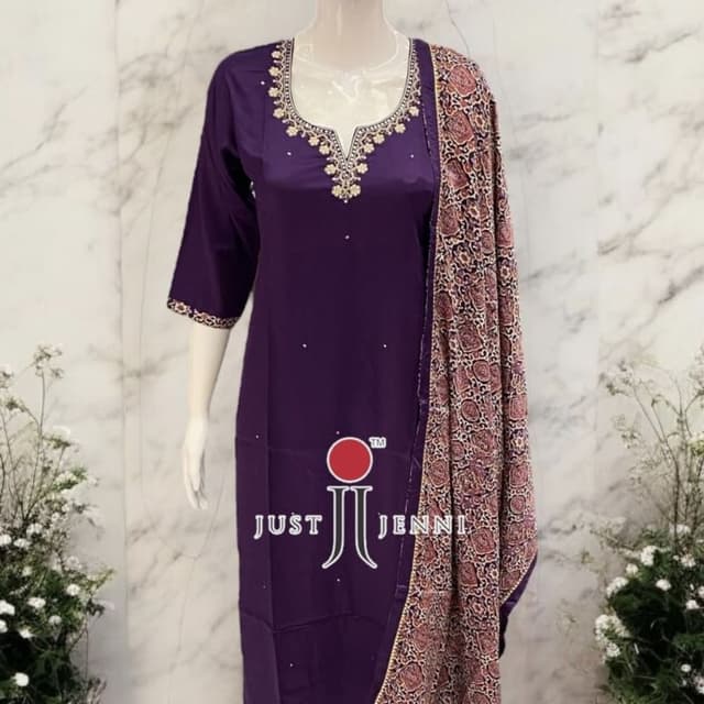 Purple Salwar Suite