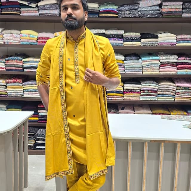 Yellow Kurta