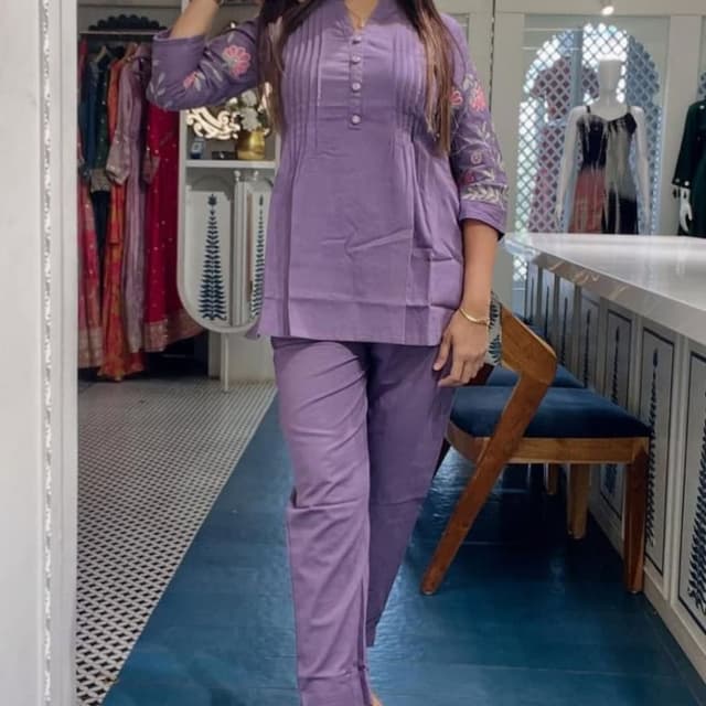 Purple Salwar Suite