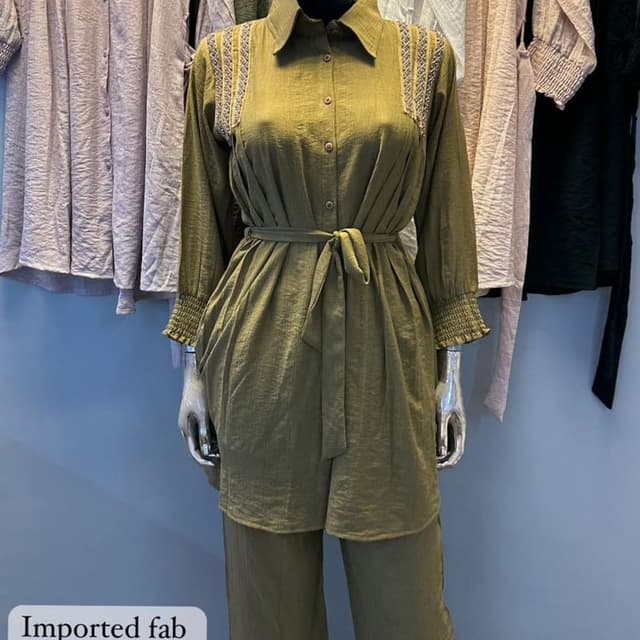 Olive Green Co-ord Set