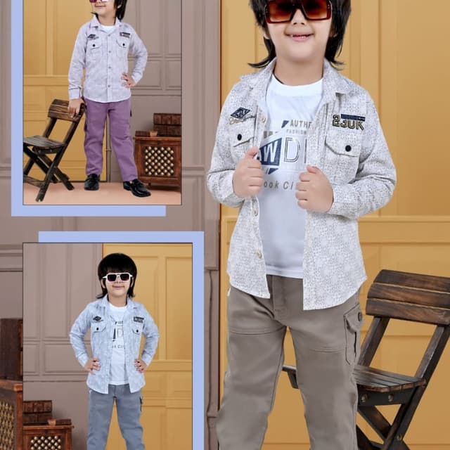 Beige Boys Clothing