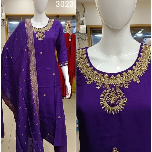 Purple Salwar Suite