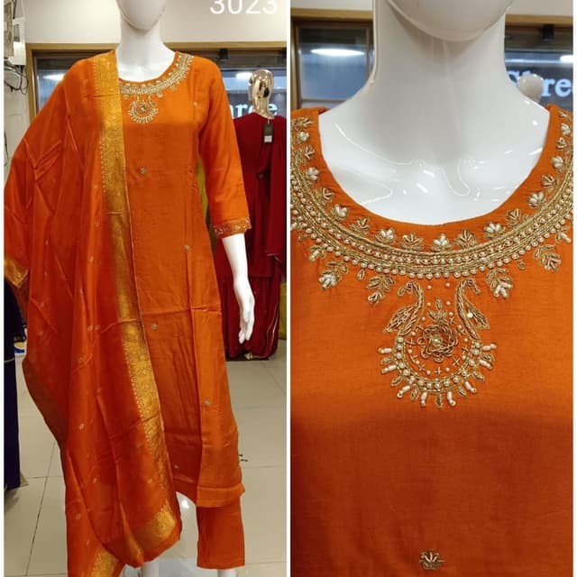 Orange Salwar Suite
