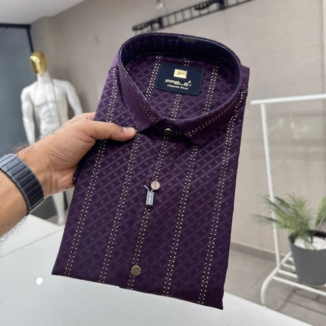 Deep Purple and Gold Shirt
