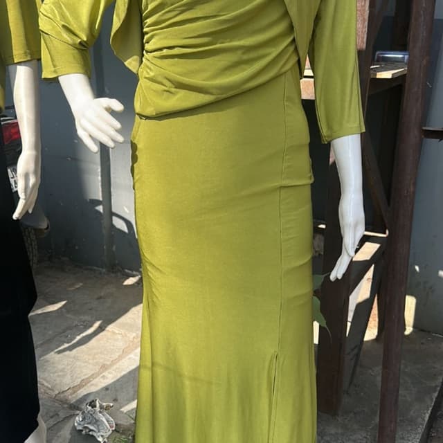 Olive Green Dress Set