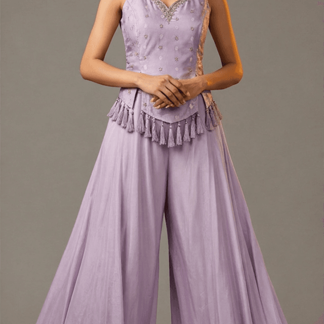 Lavender Palazzo Suit